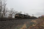 NS 7648 and 4858 leading train 597 through Cove PA